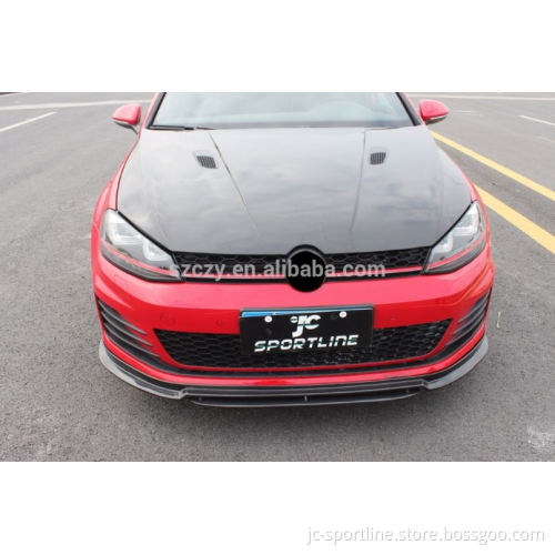 MK7 Carbon Fiber Front Bumper Lip for VW Golf 7 GTI/R Sport 14UP